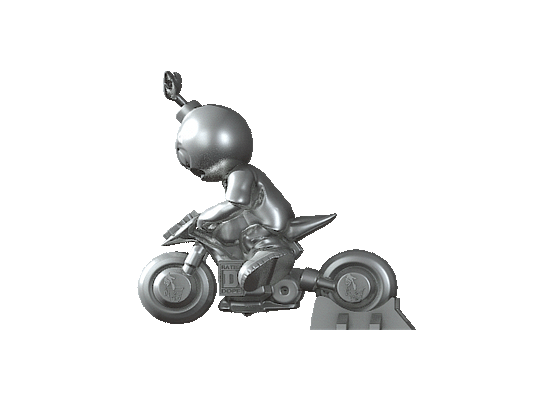 DDPF MOTORCYCLIST COLLECTIBLE